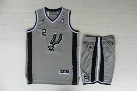 Maillot De Basket San Antonio Spurs Kawhi Leonard 2 Tissus Sportif Fans Edition Ash